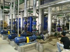 清水離(li)心泵使用現場