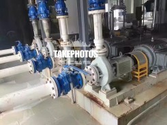 化工泵(beng)使用現(xiàn)場