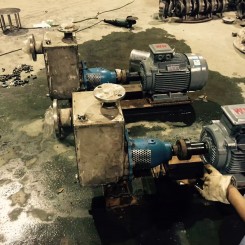 化工泵(bèng)使用現(xiàn)場